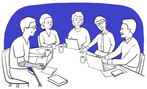 Inklusive Sitzung Comic